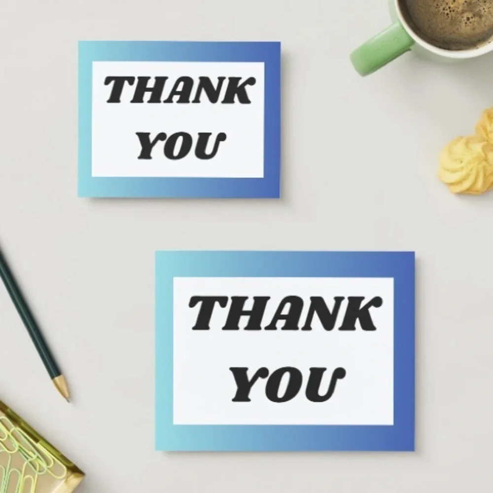 Set of 10 Thank You Post Cards